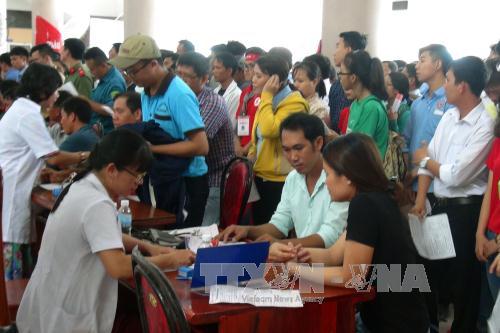 Ngày hội hiến máu 'Giọt hồng chung sức vì biển đảo thân yêu'